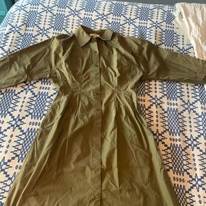 COS Knee-length Dress Army Green Sz 10